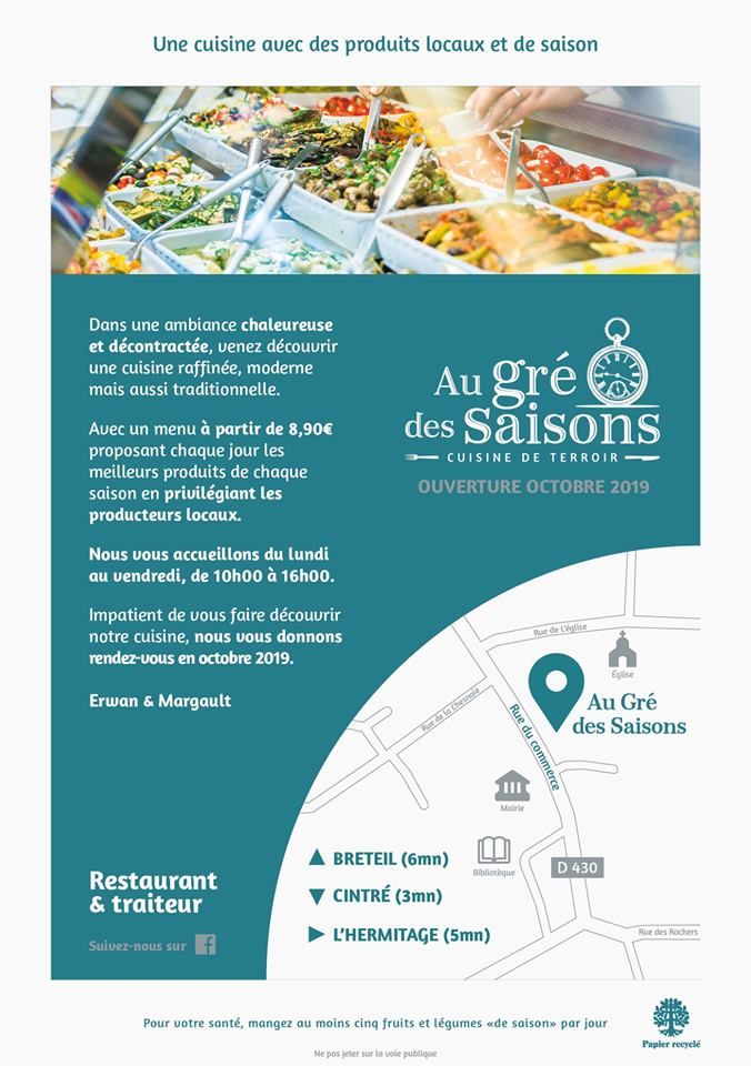 RESTAURANT _ Au Gré des Saisons